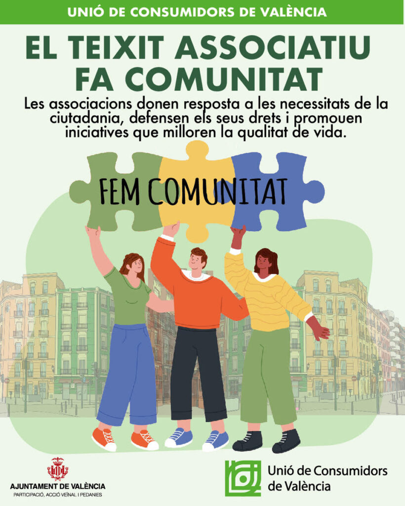 Cartell «El teixit associatiu fa comunitat»