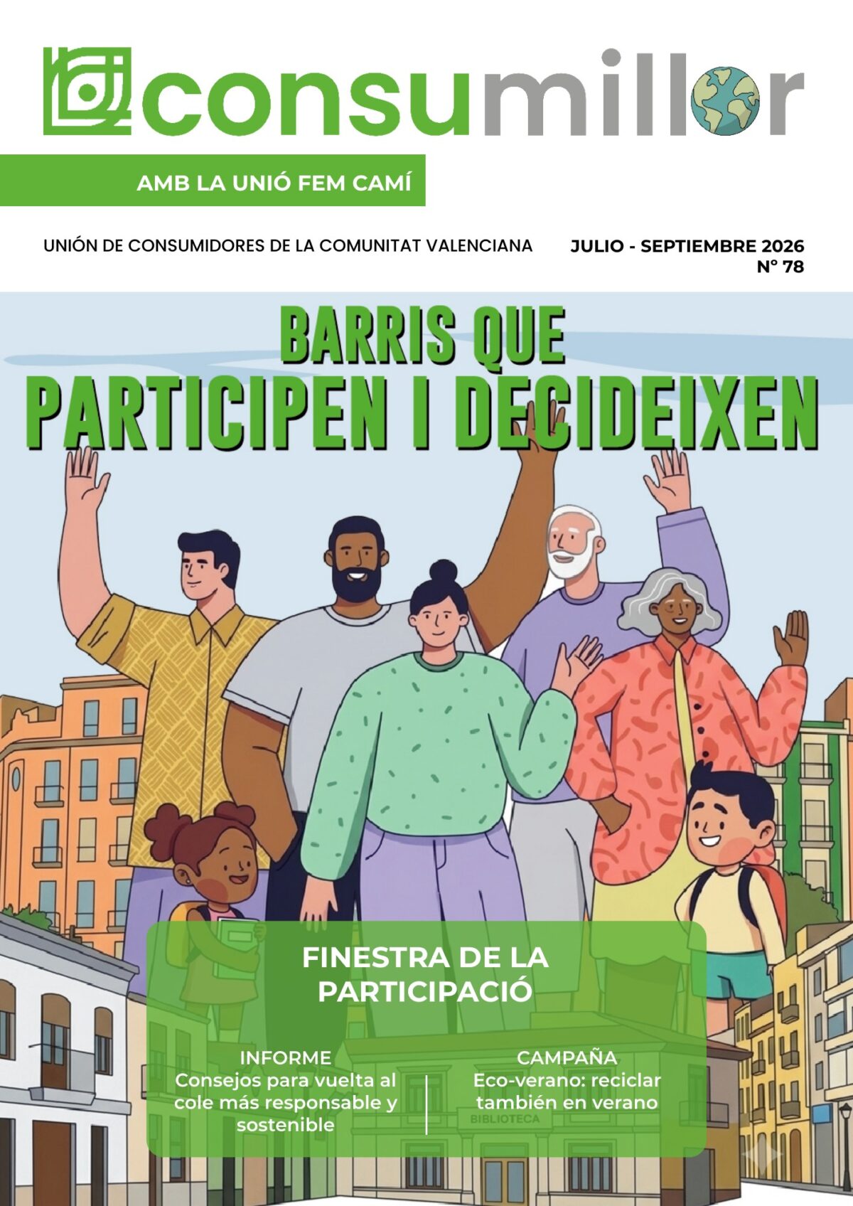 Portada de la revista Consumillor nº 78, julio - septiembre 2026