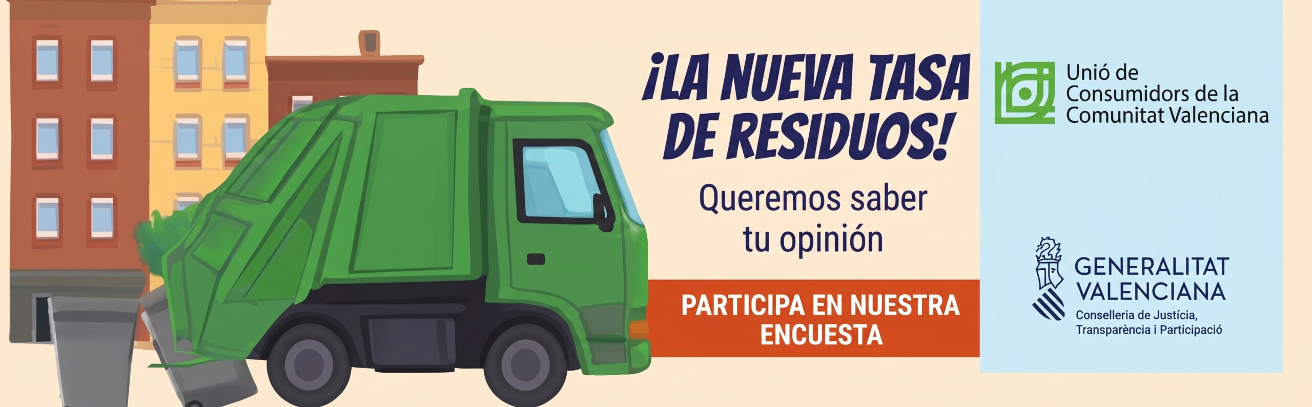 ¡La nueva tasa de residuos! Queremos saber tu opinión